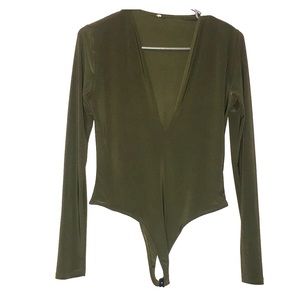 Olive Green Bodysuit